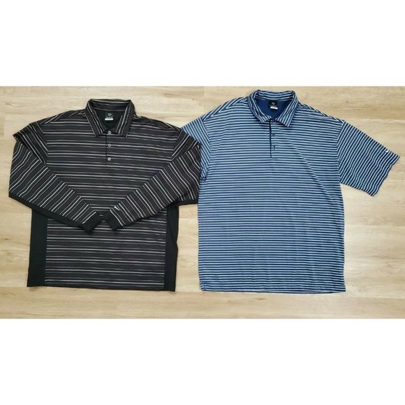 Nike Mens Lot of 2 Dri-Fit UV Golf Polo Shirts XL